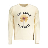 Beige Cotton Men's Sweater